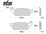 Τακάκια SBS 183HF (FA142)(FD132)